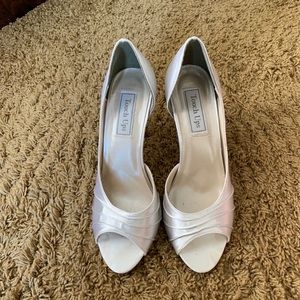 White wedding shoes!